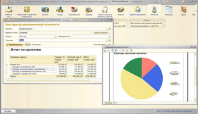 Оперативный отчет по структуре расходов проектов